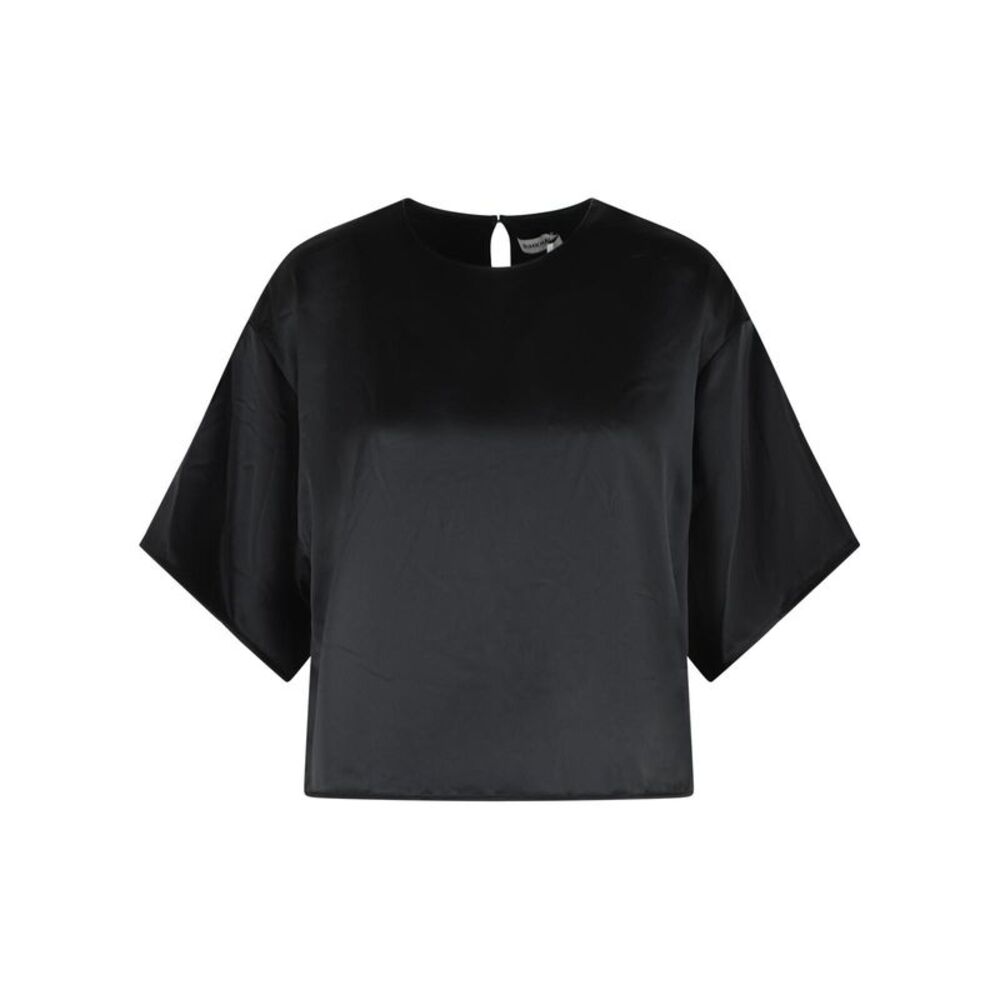 Simkhai Black Acetate Blend Top Women